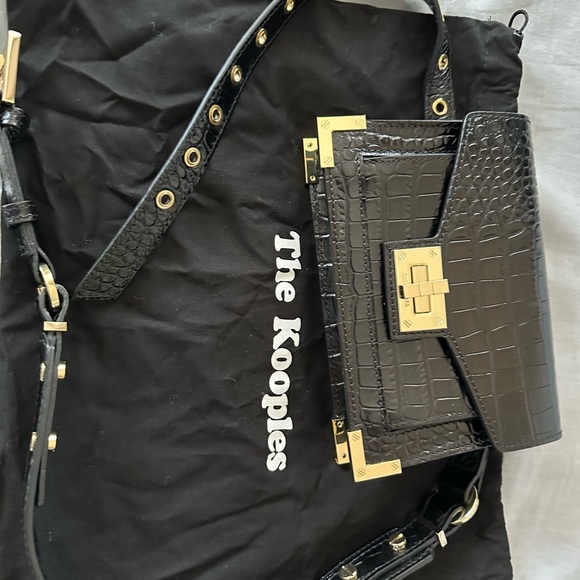 The Kooples - Crocodile print belt bag - Picture 2 of 4